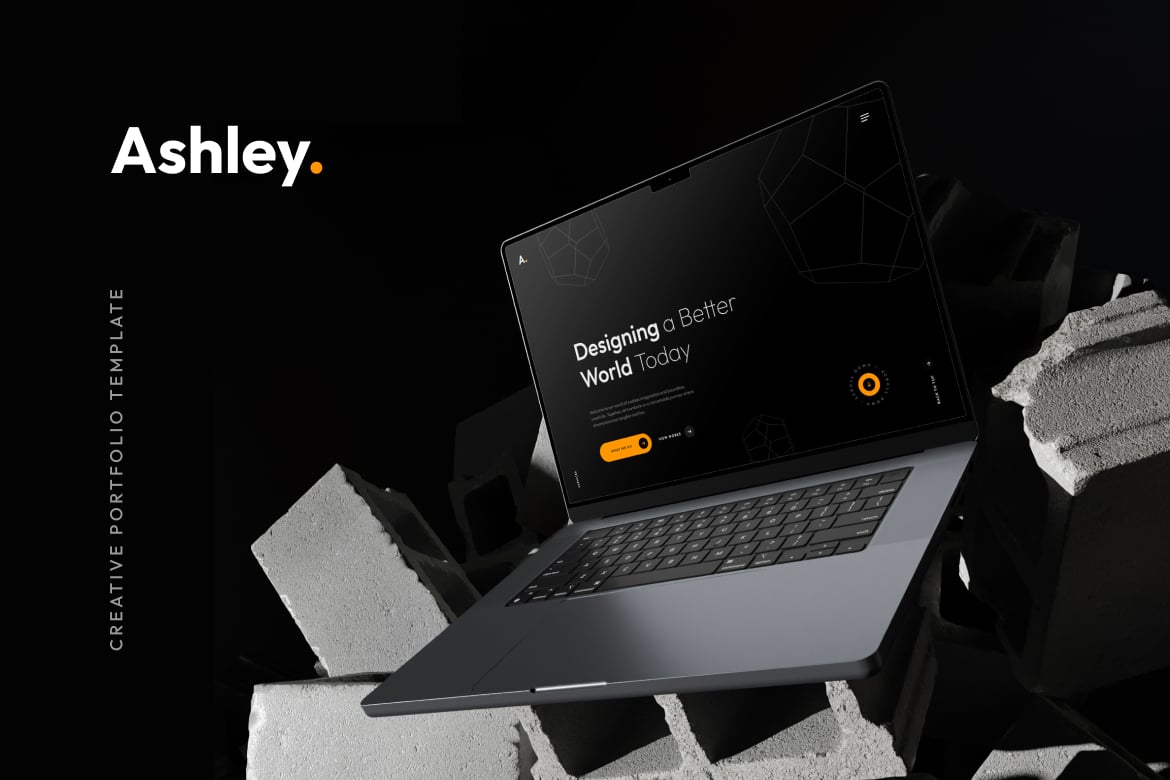 Ashley - Шаблон креативного портфолио