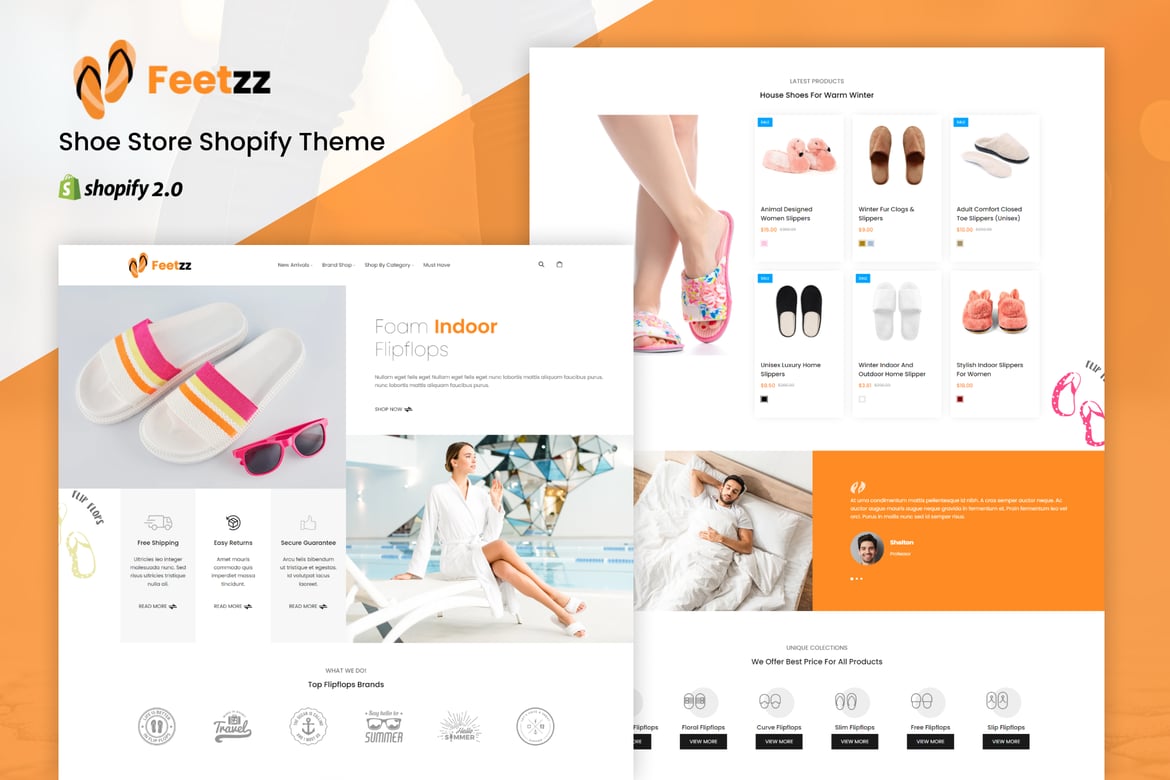 Feetzz - тема Shopify для обувного магазина