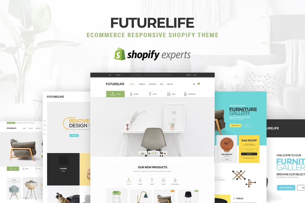 Futurelife | Адаптивная тема Shopify для электронной коммерции