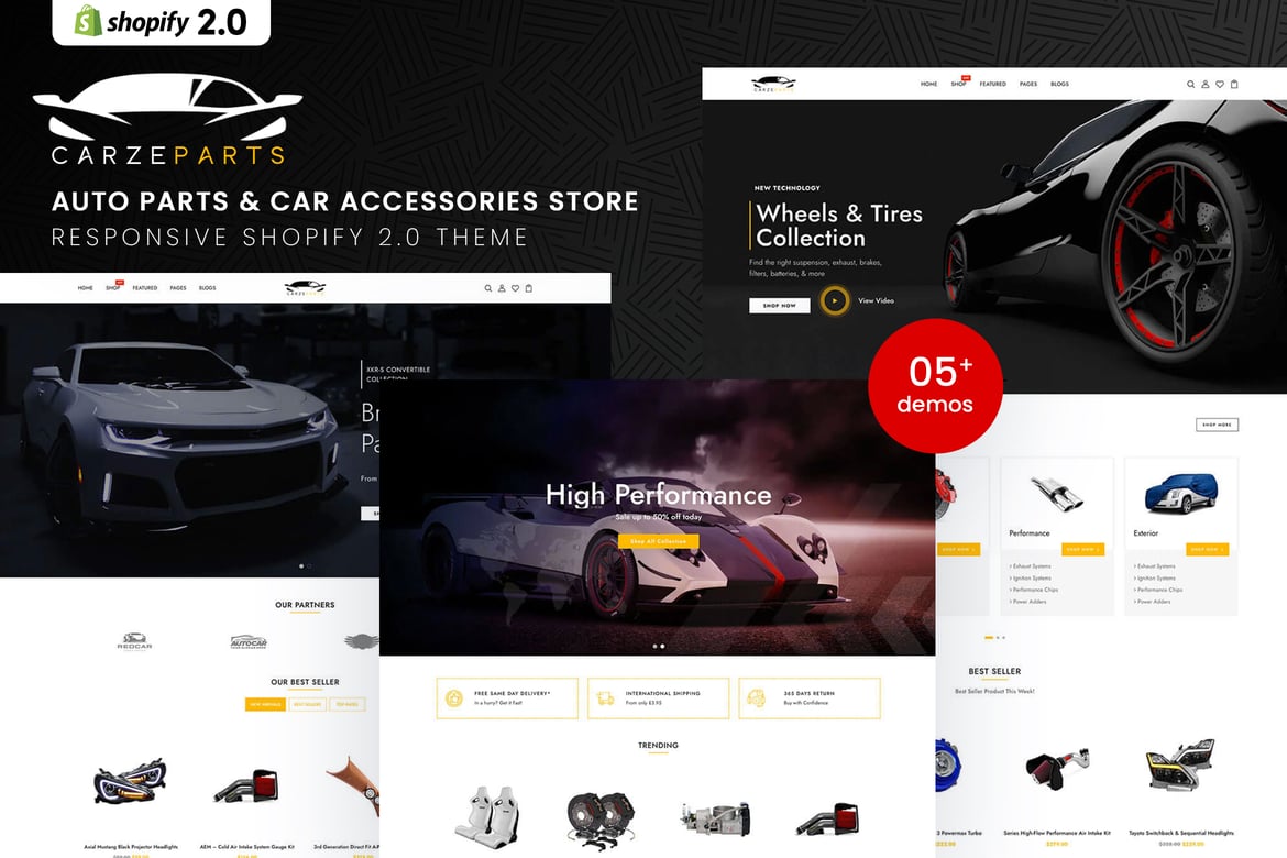 Carze - Магазин автозапчастей и автоаксессуаров Shopify