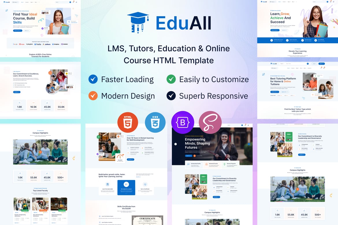 EduAll - Обучение репетиторов LMS и онлайн-курс HTML