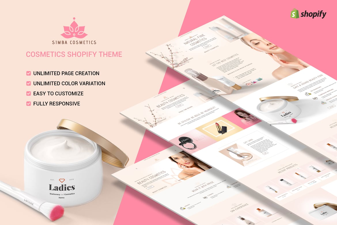 Simba Beauty - тема красоты Shopify