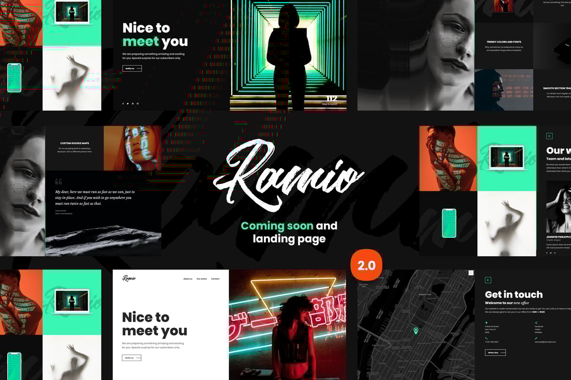 Ramio - Скоро будет очищен и шаблон целевой страницы