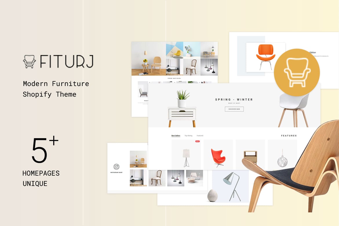 Fiturj - тема Shopify для современной мебели