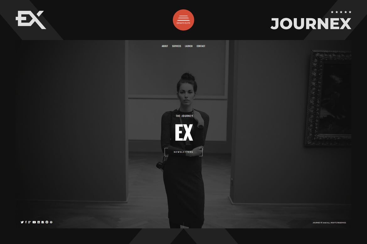 Шаблон Journex — в стадии разработки