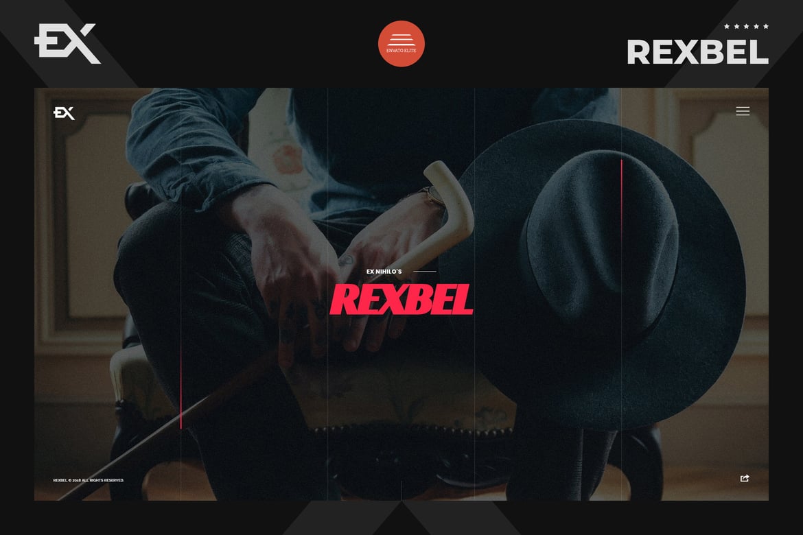 Rexbel - Шаблон портфолио фотографов