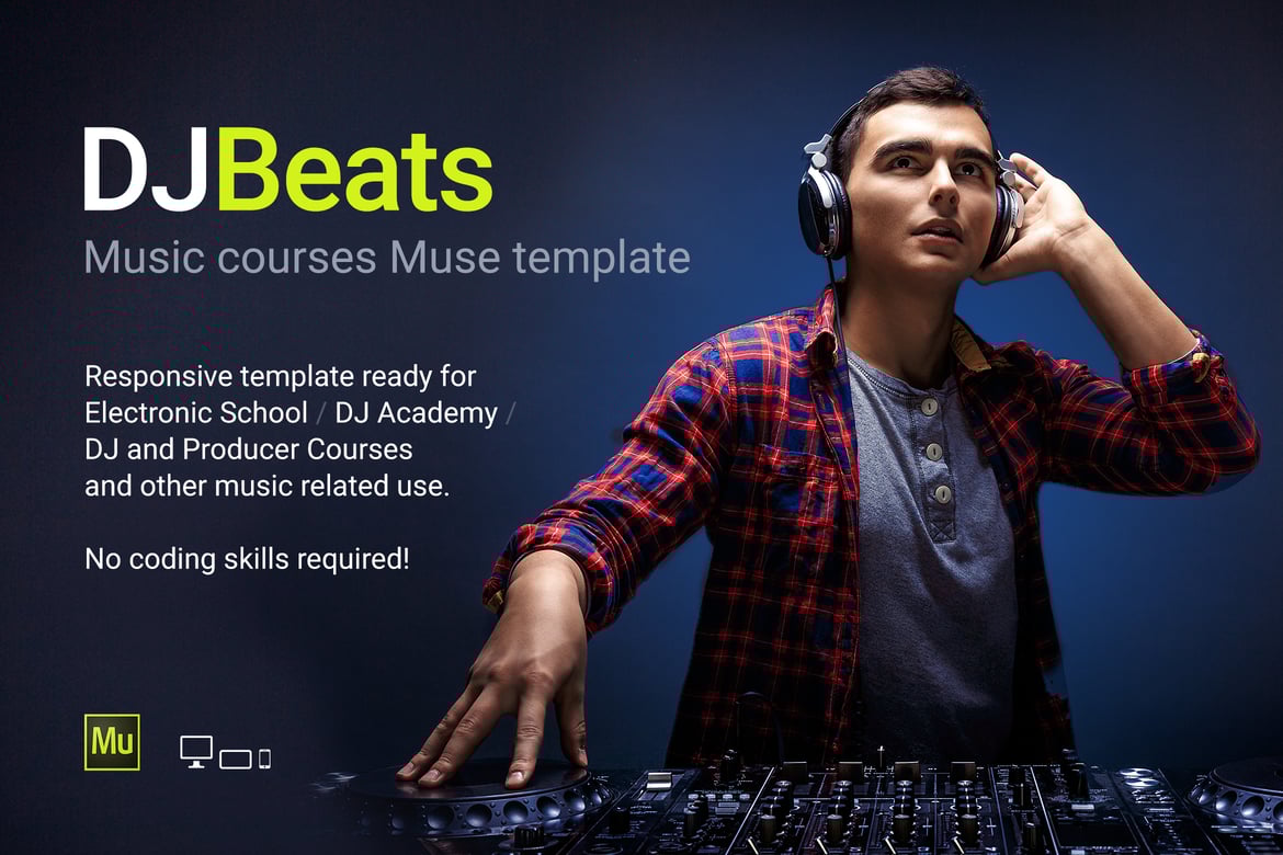 DJBeats - курсы музыкальных диджеев/Школьный Шаблон