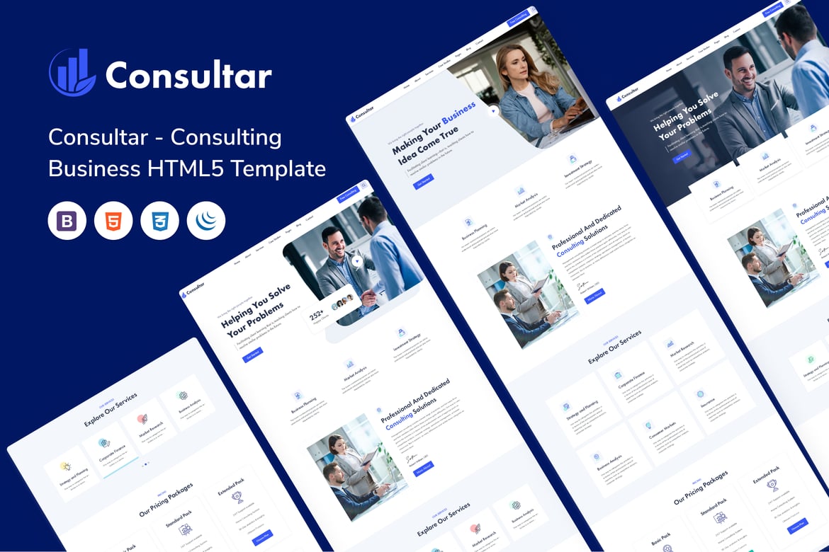 Consultar - Шаблон HTML5 для консалтингового бизнеса