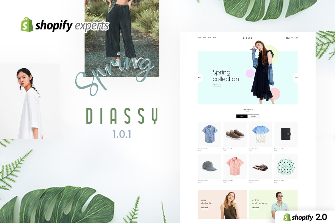 Diassy - тема для модного Shopify