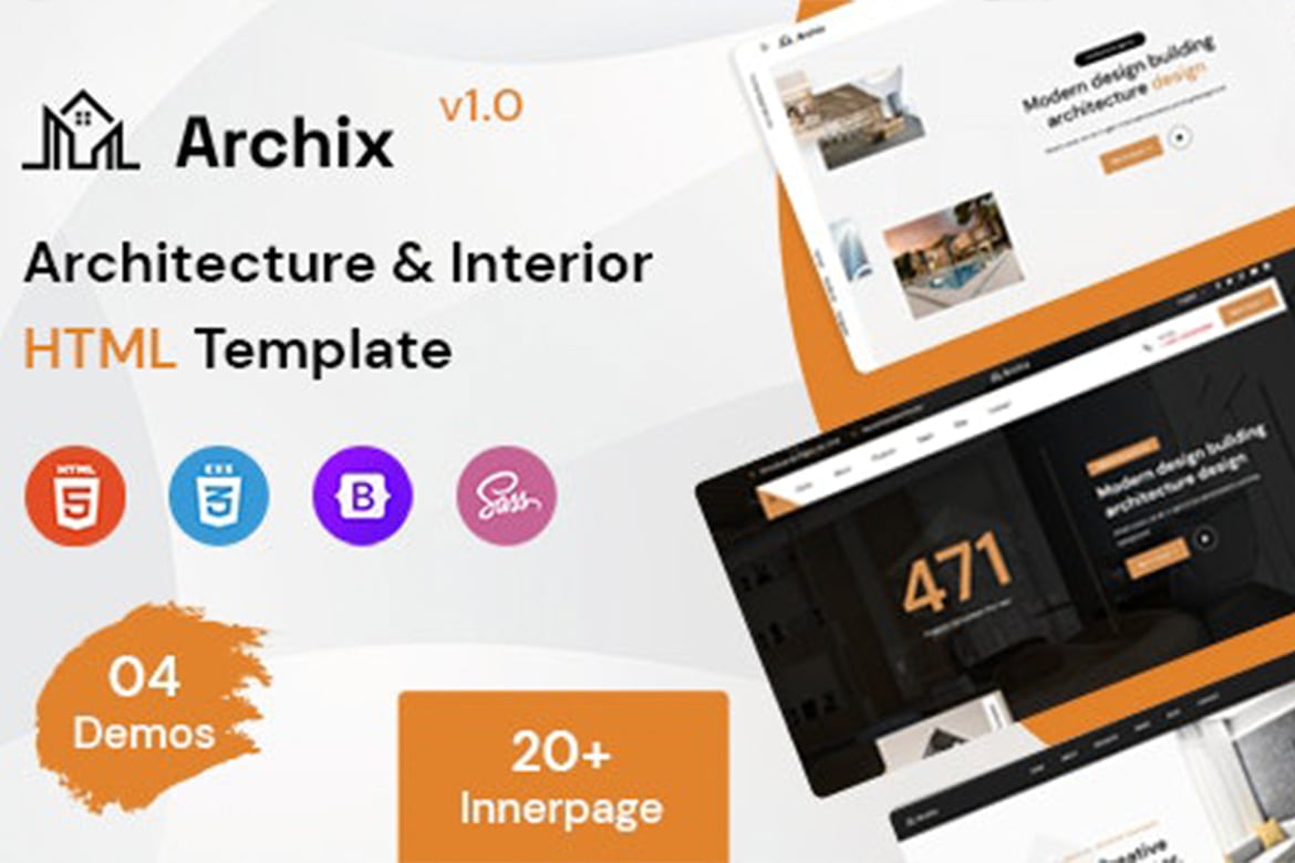 Archix - Шаблон архитектуры и интерьера