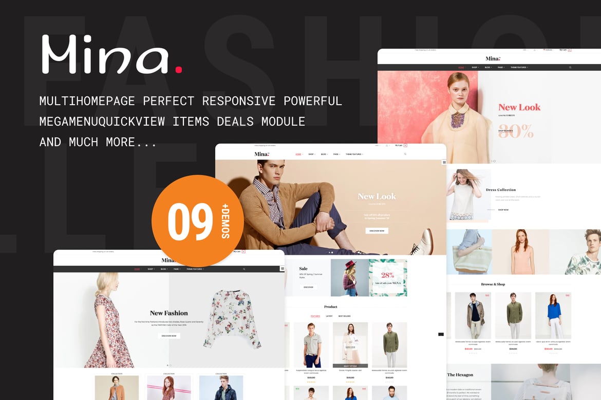 Тема Shopify для Минской моды