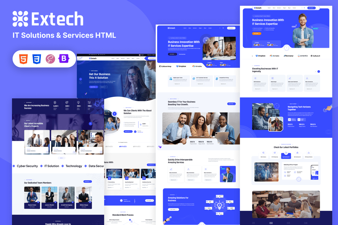 Extech | IT-решения и услуги HTML