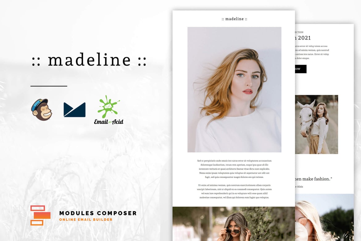 Madeline - адаптивный Шаблон электронной коммерции