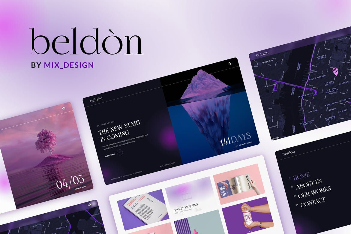 Beldon - Скоро и шаблон целевой страницы