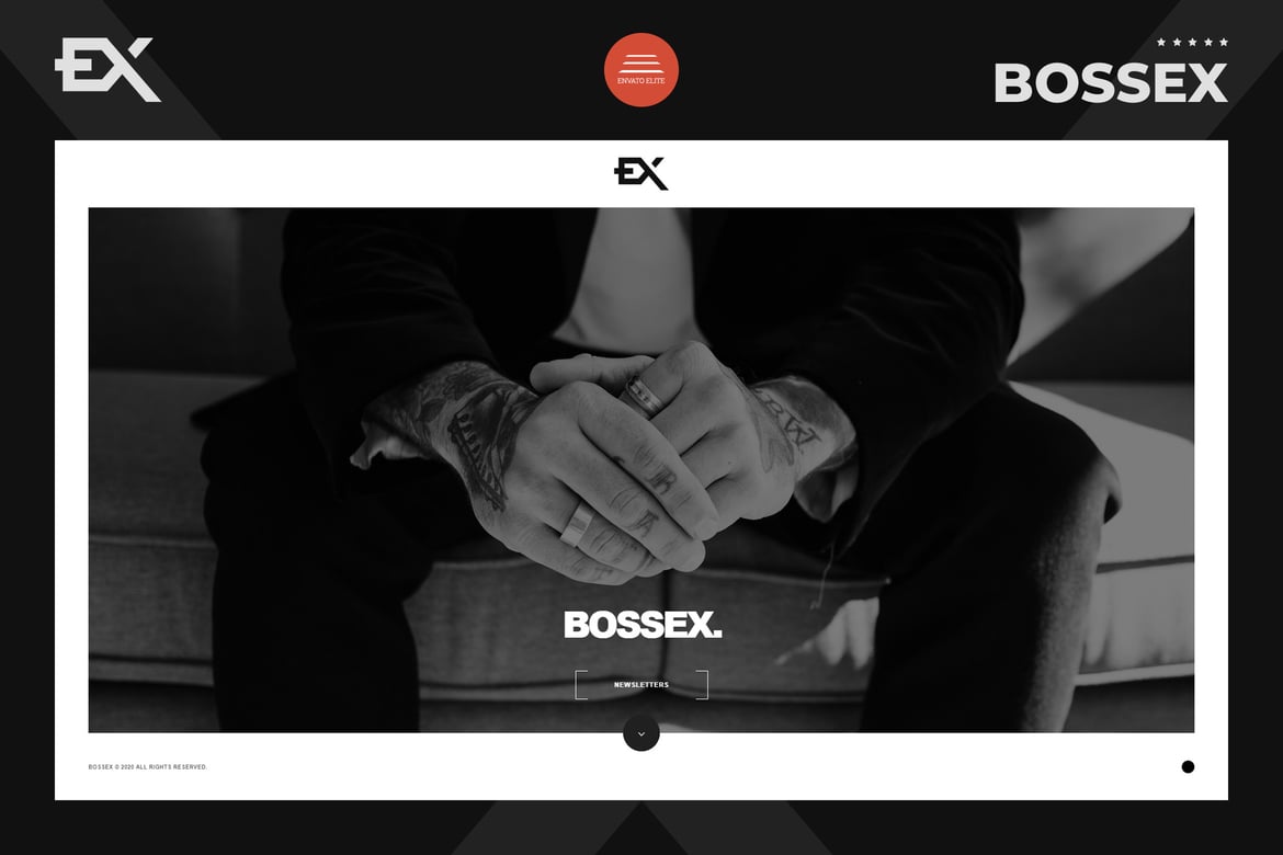 Bossex - Шаблон креативного дизайна в ближайшее время