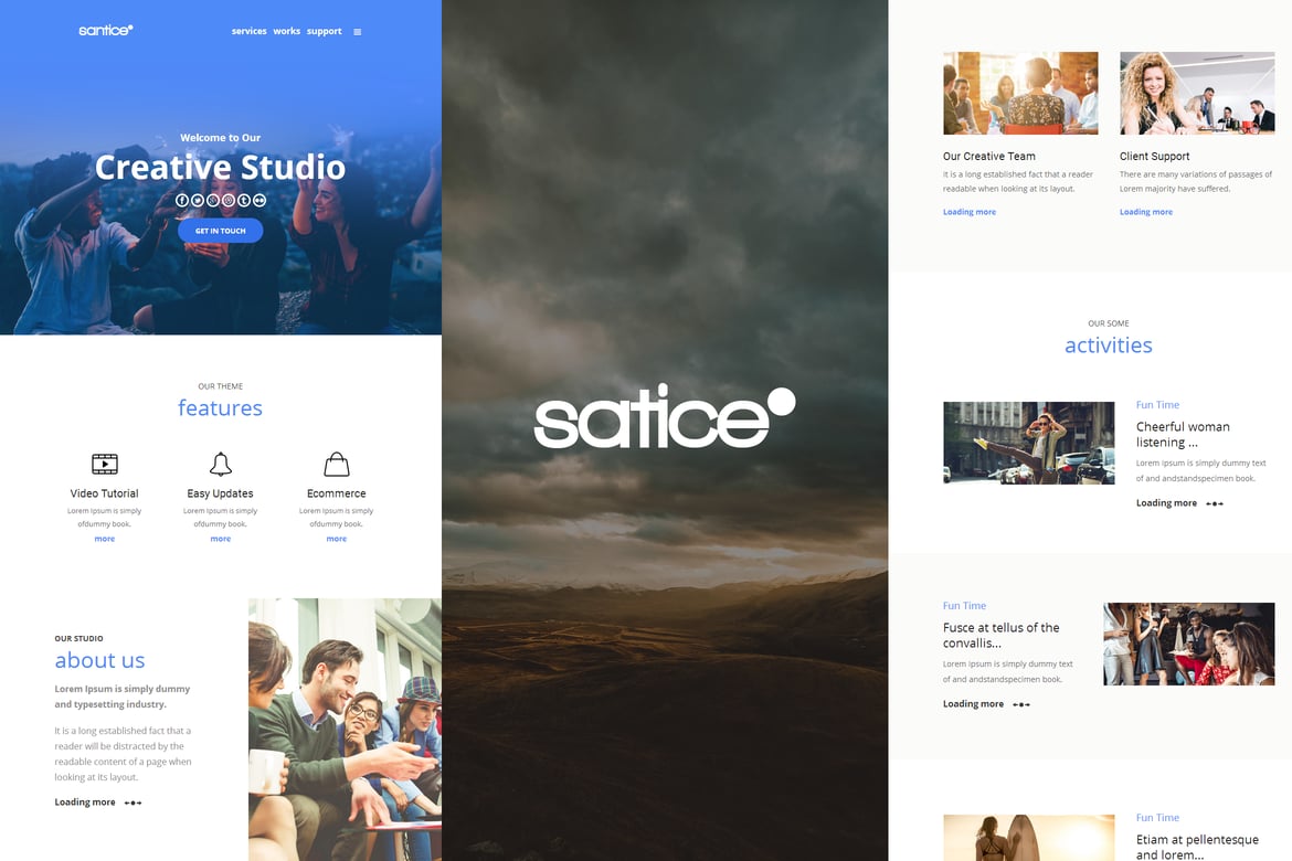 Santice Mail - Адаптивный шаблон электронной почты