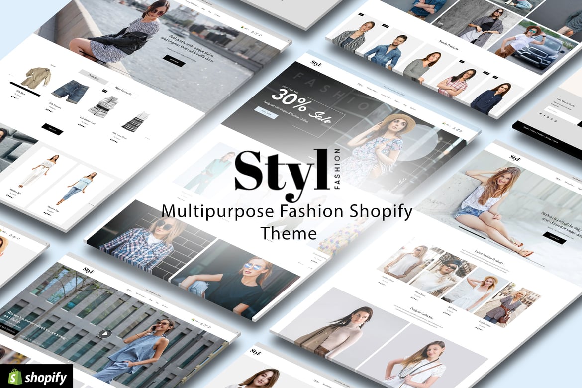 Стиль - многоцелевая тема Shopify