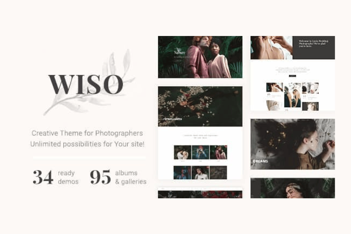WISO | HTML-шаблон для фотографии