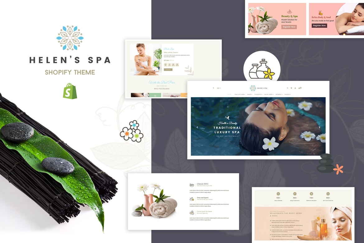 Helen - Shopify Здоровье, красота и косметика Магазин
