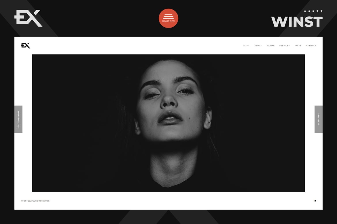 Winst - Шаблон портфолио фотографии