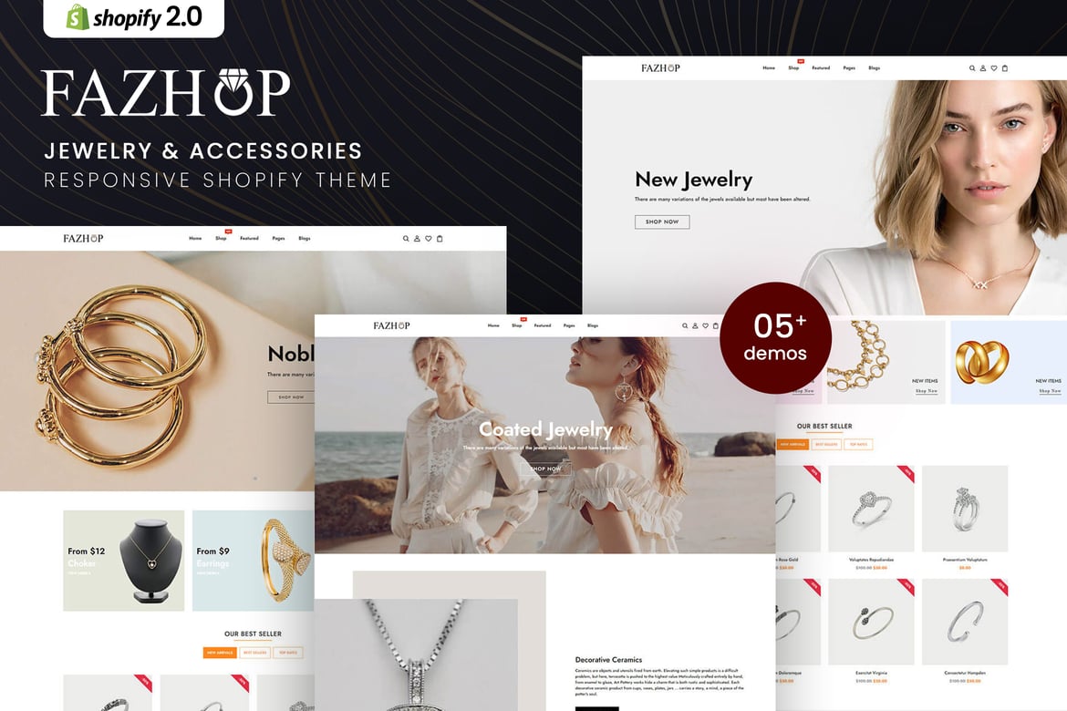 Fashop - Тема Shopify для украшений и аксессуаров