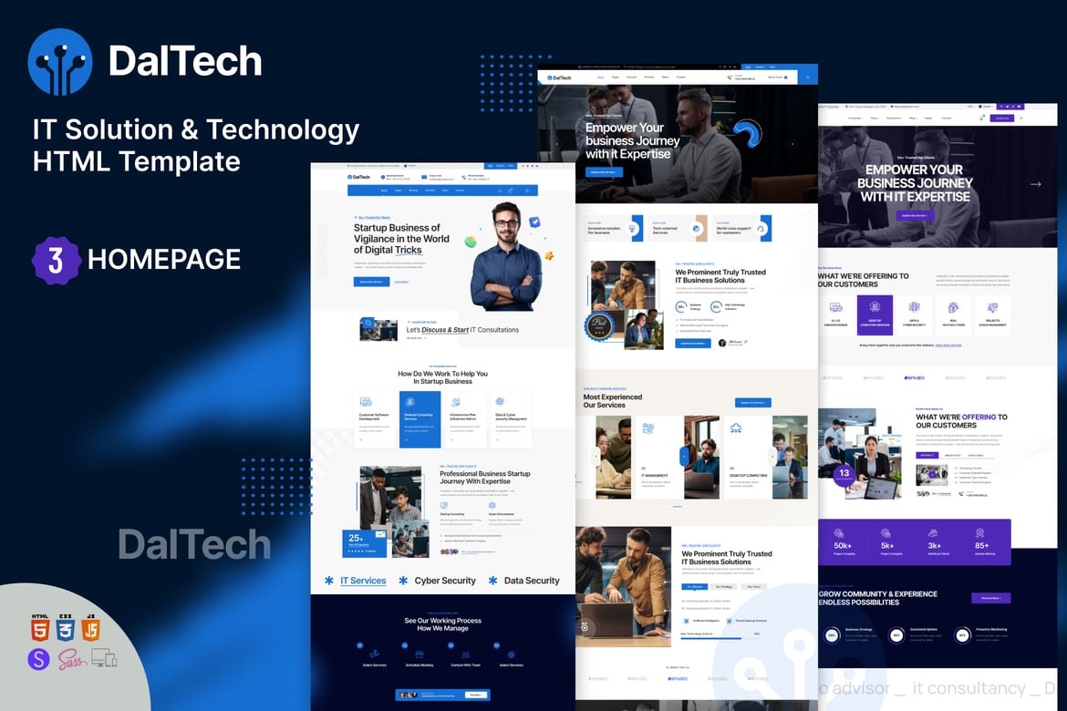 HTML-шаблон Daltech - ИТ-решения и технологии