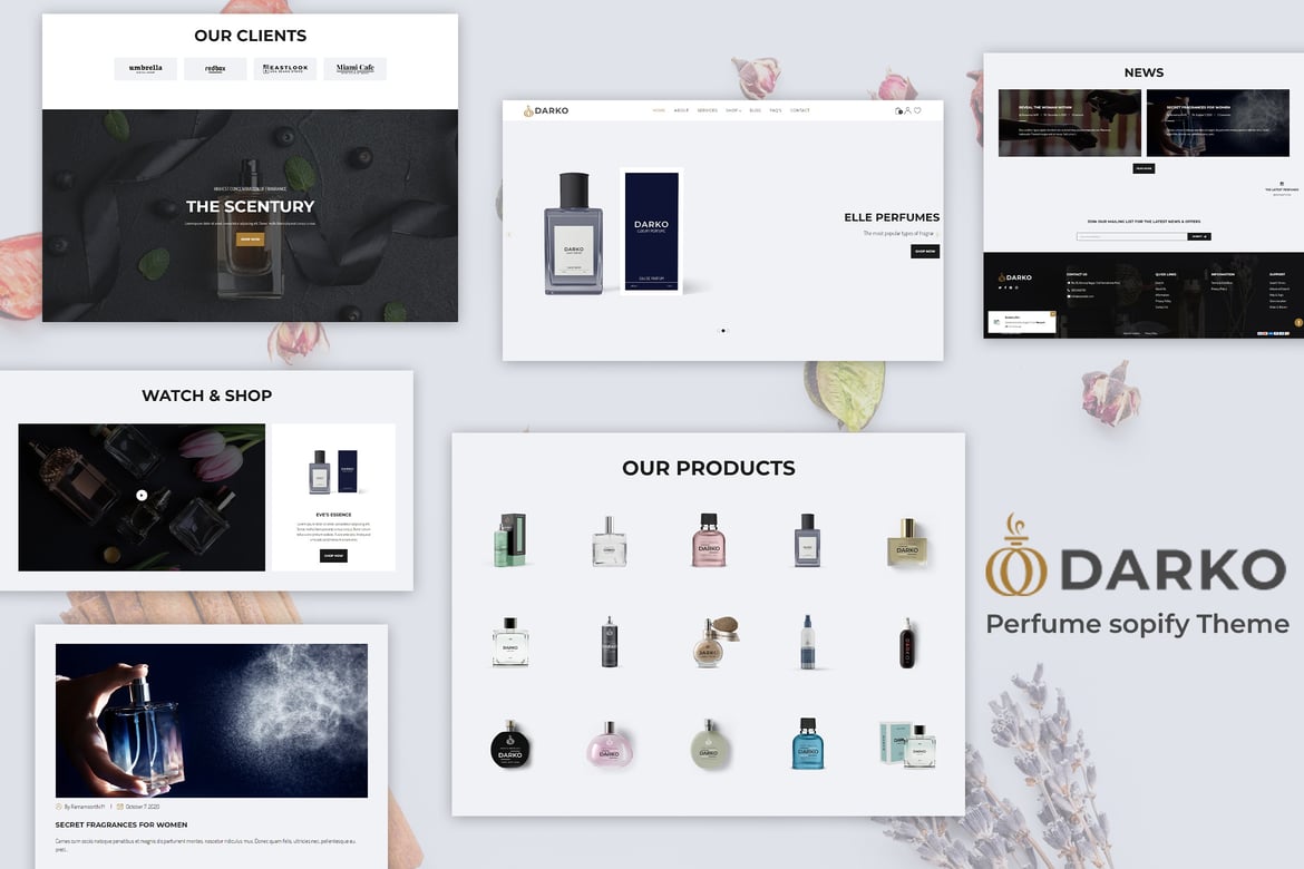 Darko - Тема Shopify Арома, аромата и парфюмерии
