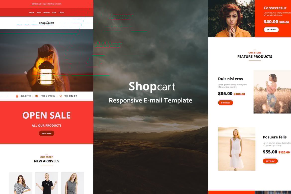 Shopcart - более 35 модулей, модулей, шаблонов электронной почты