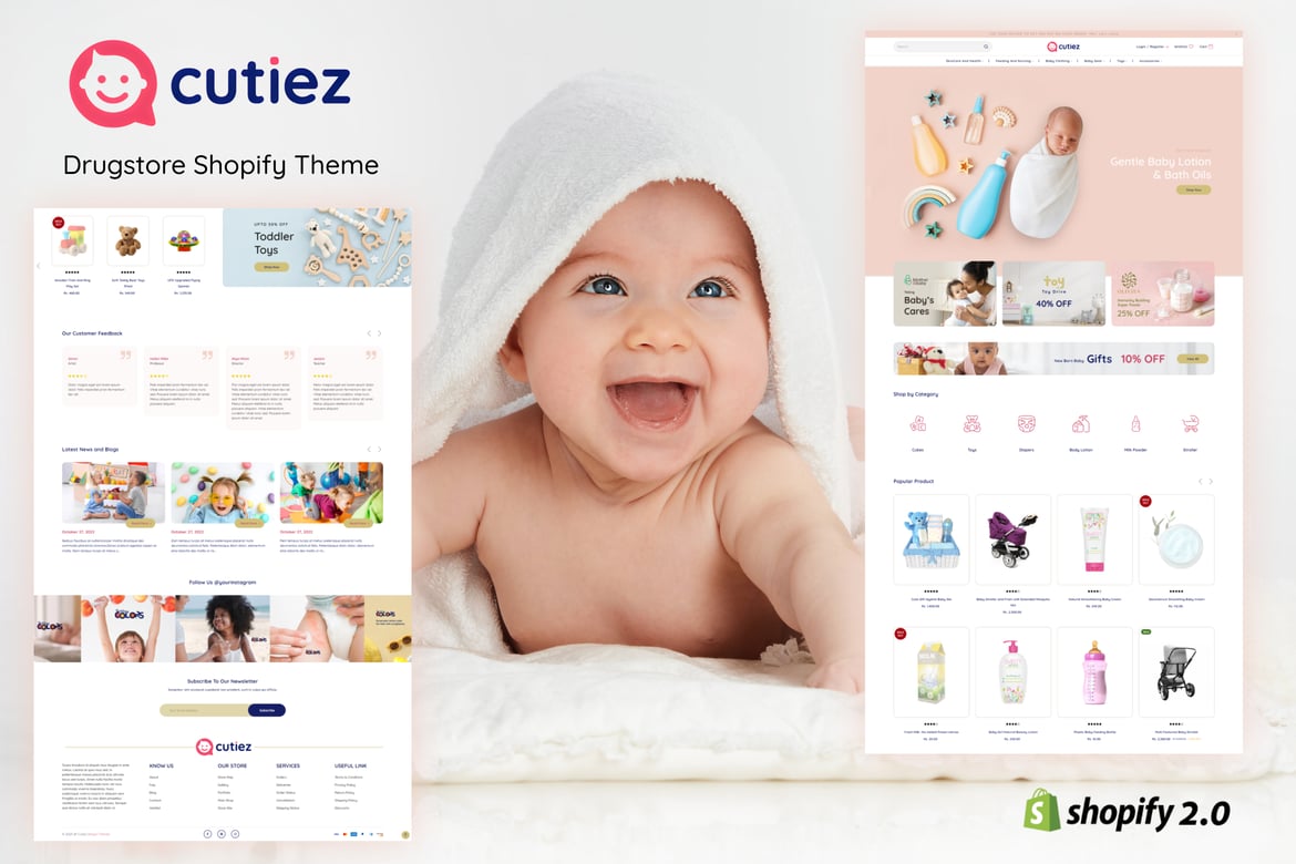 Cutiez - детские игрушки, магазин детской моды Shopify