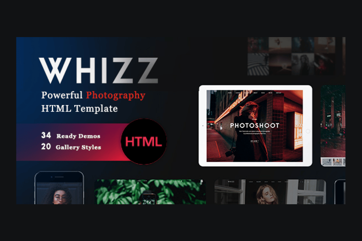 Whizz - Шаблон для фотографии