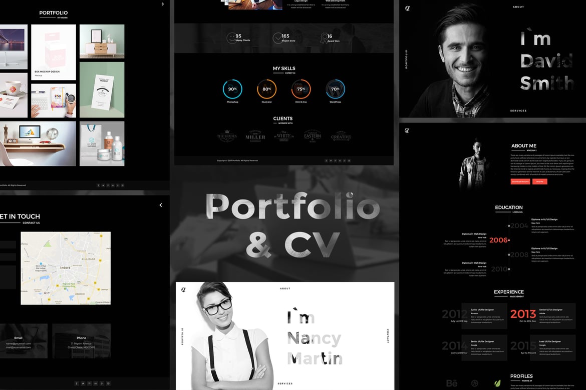 Портфолио - HTML-шаблон портфолио