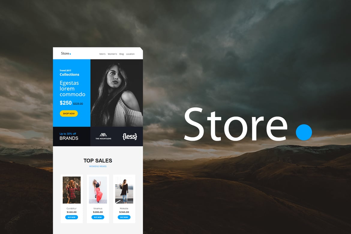Store Mail - Адаптивный шаблон электронной почты