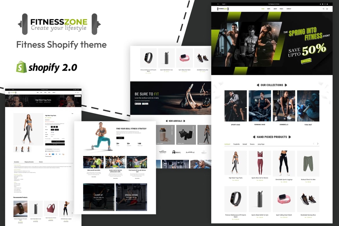 Фитнес-зона - Магазин фитнес-залов Shopify