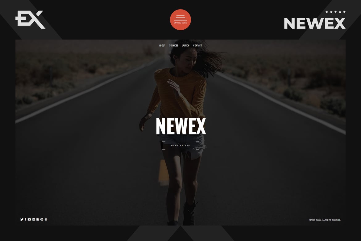 Newex - строящийся шаблон