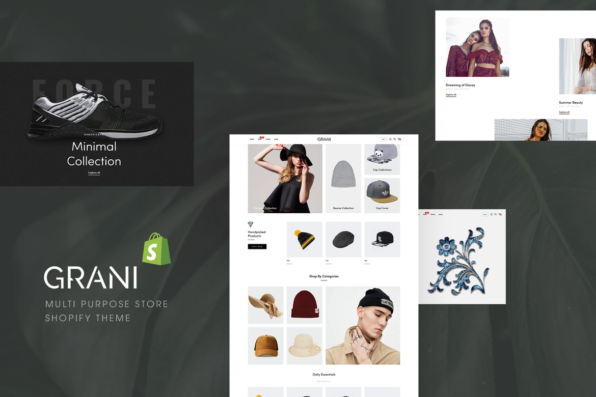 GRANI - тема Shopify для универсального магазина