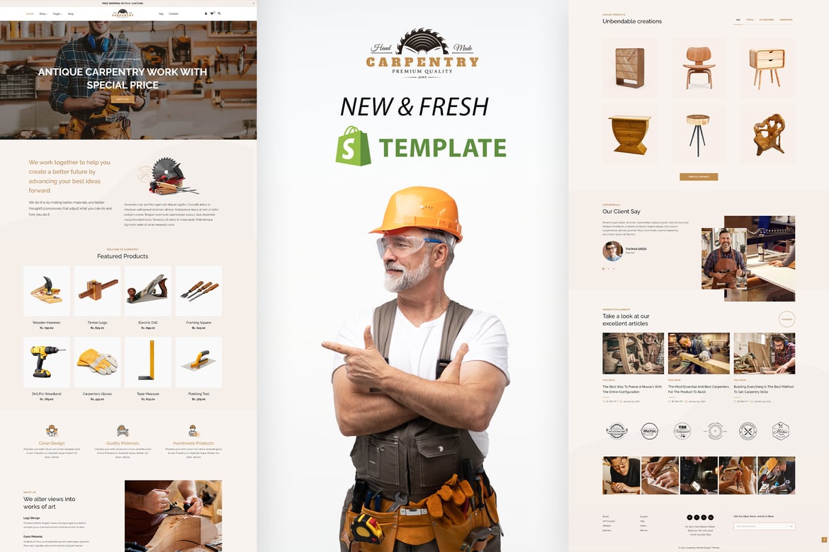 Столярные изделия - изделия из дерева, магазин товаров Shopify