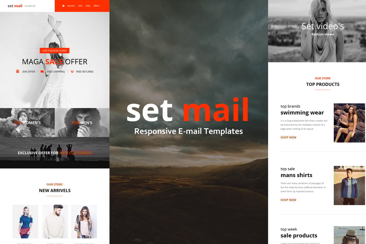 Set Mail — Адаптивный шаблон электронной почты