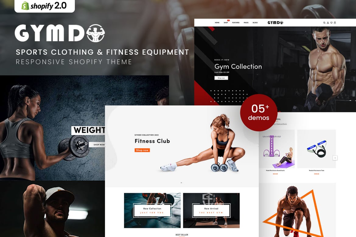 Gymdo - спортивная одежда и оборудование для фитнеса