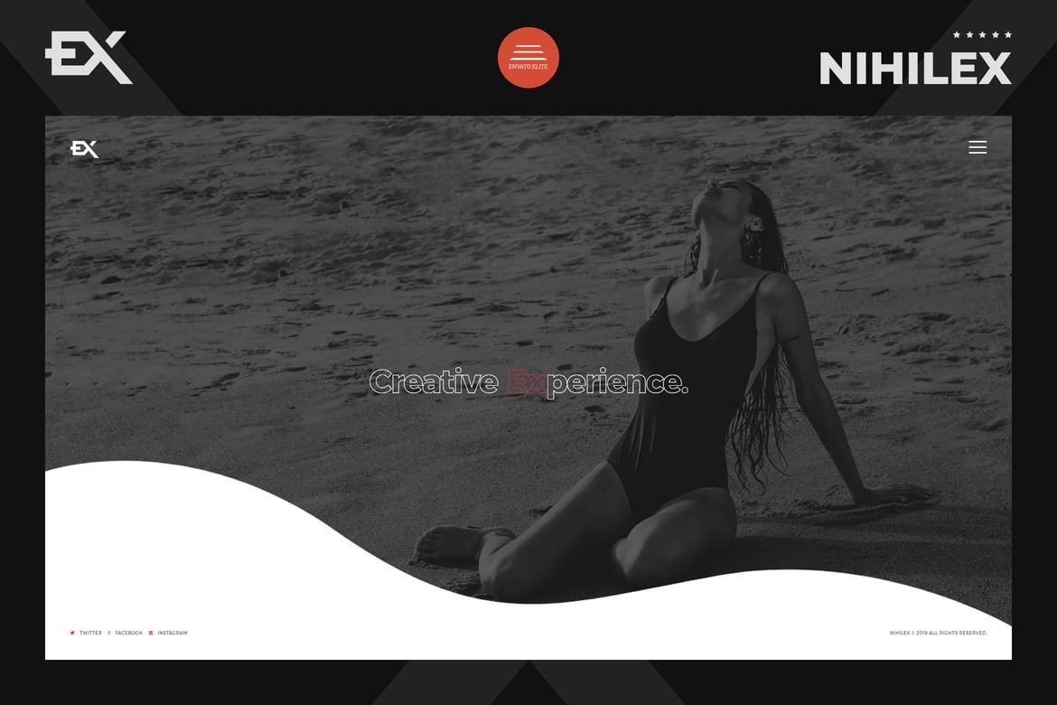 Nihilex - Шаблон портфолио фотографов
