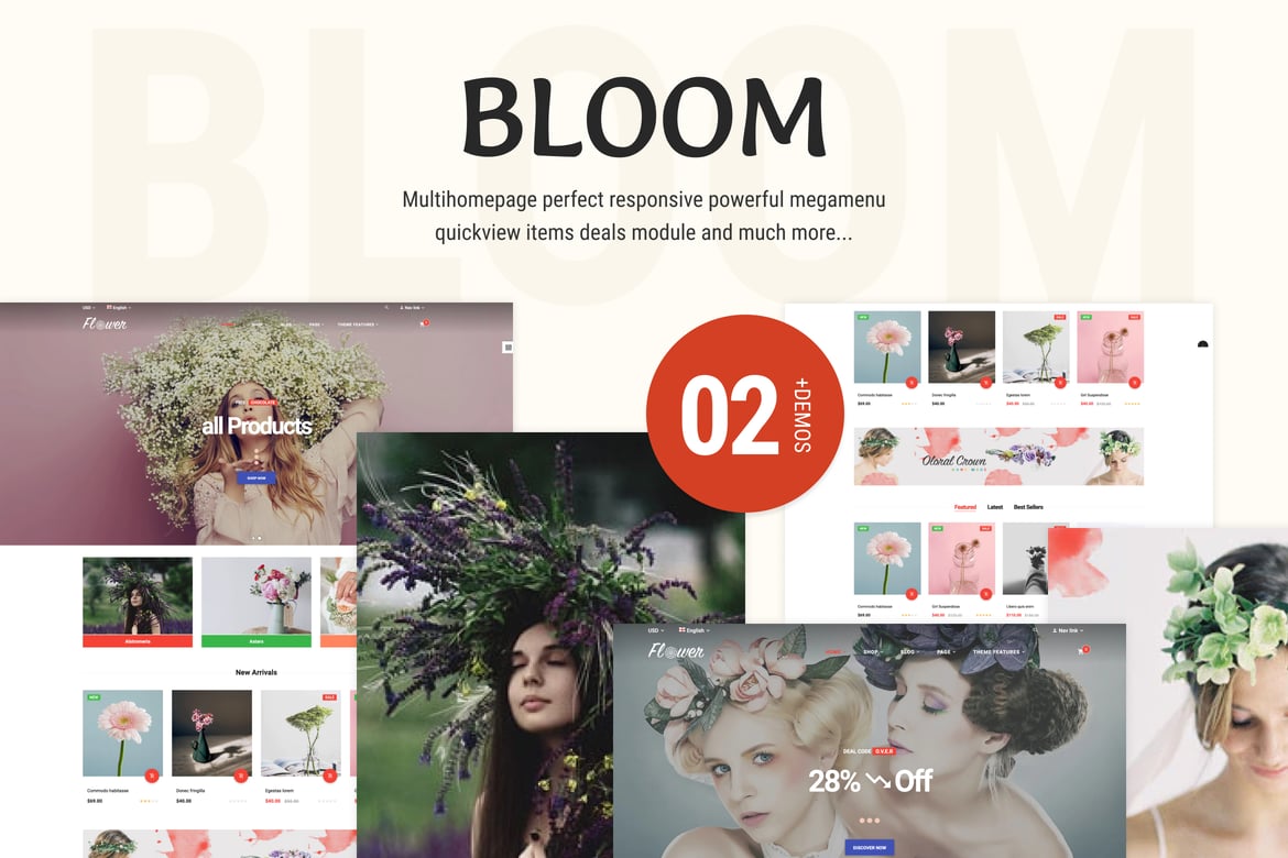 Тема Shopify для Блума