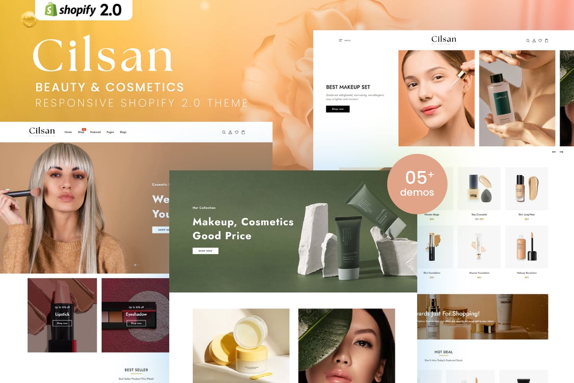 Chilsan - Тема Shopify 2.0 для красоты и косметики