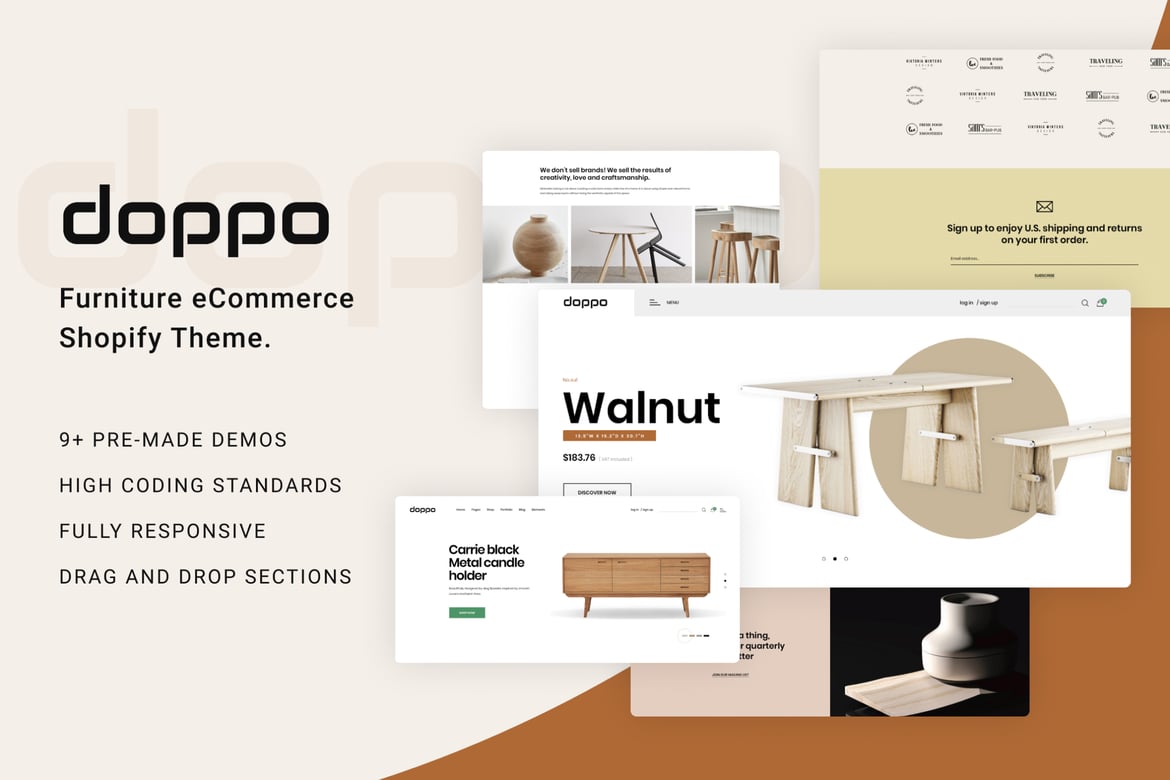 Doppo - Многоцелевая тема Shopify для мебели