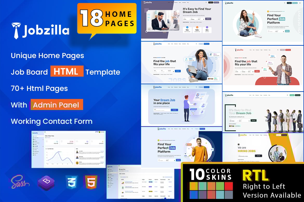 HTML-шаблон доски объявлений