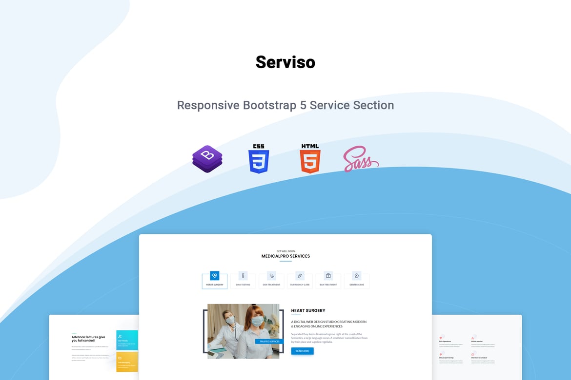 Serviso - Шаблон раздела креативных услуг