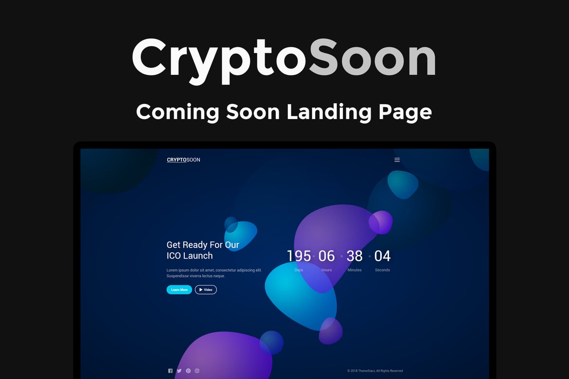 CryptoSoon - Шаблон, который скоро появится