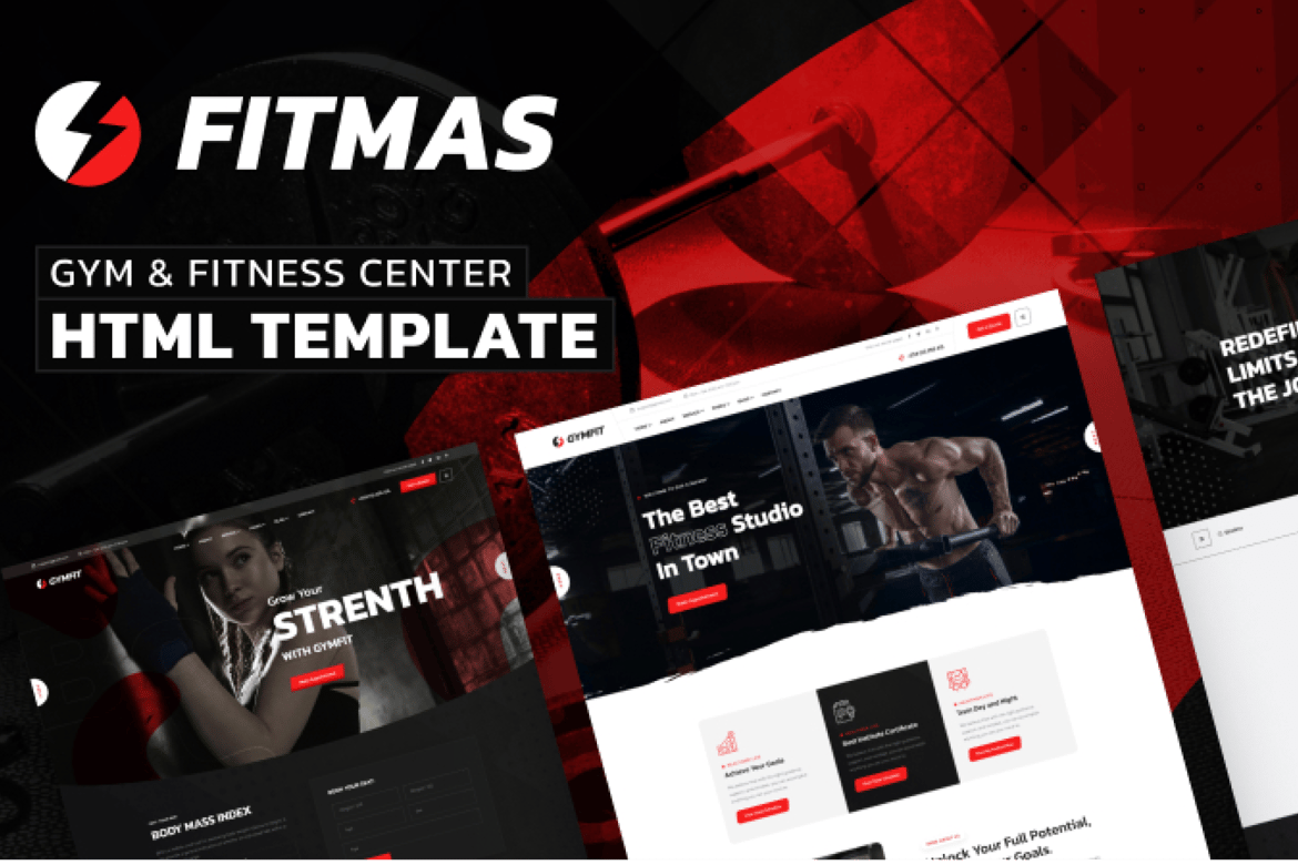 HTML-шаблон Fitmas - тренажерный зал и фитнес-центр