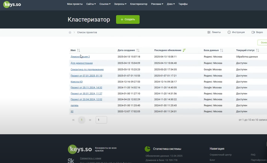 KEYS.SO - подробный гайд